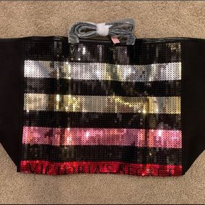 Victoria Secret Sparkly Tote Purse